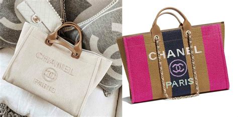 new chanel deauville tote|chanel deauville tote size comparison.